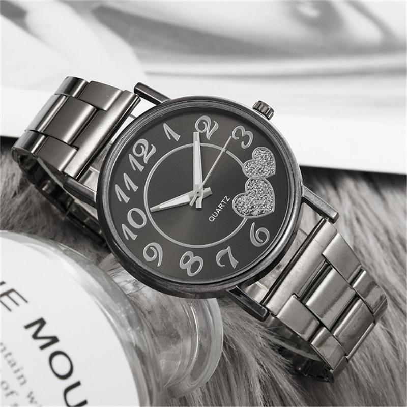 Wristwatches Fashion Casual Ladies Watch Analog Quartz Stainless Steel Strap Love Pattern Women's Wrist Y30, Silver
Wristwatches Fashion Casual Ladies Watch Analog Quartz Stainless Steel Strap Love Pattern Women's Wrist Y30, Silver