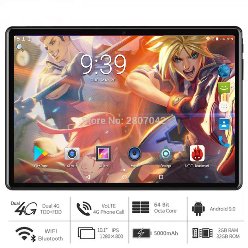 2020 Hot Android 9.0 tablet 10 inch 4G Phone Call RAM 3G 32GB ROM WiFi Bluetooth GPS Dual HD WebCam + 64GB TF Card Free Gifts, Black
2020 Hot Android 9.0 tablet 10 inch 4G Phone Call RAM 3G 32GB ROM WiFi Bluetooth GPS Dual HD WebCam + 64GB TF Card Free Gifts, Black