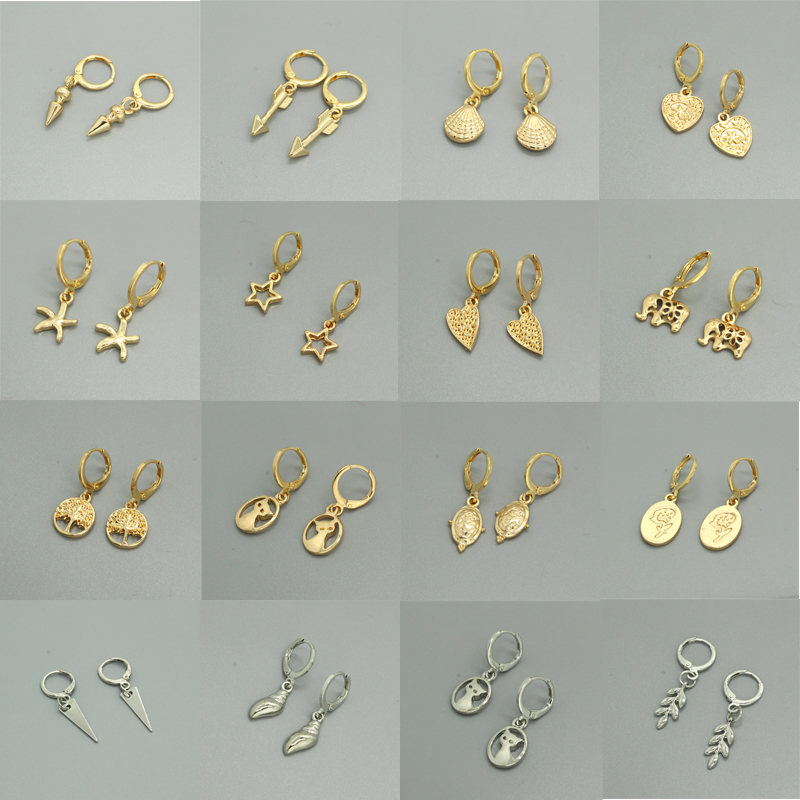 Hoop & Huggie 1Pair Minimalist Small Earrings For Women Cute Metal Hollow Star Heart Leaf Triangle Cone Shell Ear Stud Jewelry
Hoop & Huggie 1Pair Minimalist Small Earrings For Women Cute Metal Hollow Star Heart Leaf Triangle Cone Shell Ear Stud Jewelry