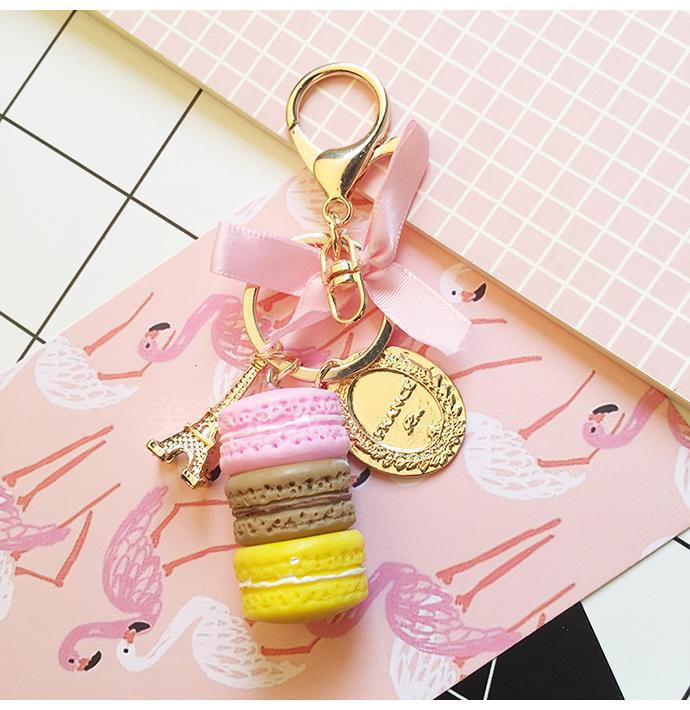 Korea Creative Macarons Cake Colorful Gradient Ramp Eiffel Tower Keychain Car&Bag Accessory For Women Birthday gift Party
Korea Creative Macarons Cake Colorful Gradient Ramp Eiffel Tower Keychain Car&Bag Accessory For Women Birthday gift Party