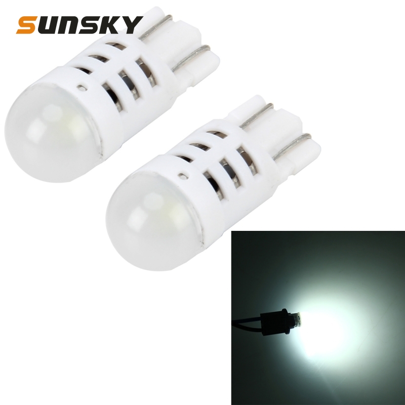 

2 PCS T10 3W 200LM 6000K Car Clearance Lights Car Marker Light with 1 SMD-3030-LED Lamps DC 12V, As pic