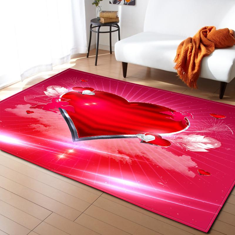 Valentine's Day Pattern Home Living Room Carpet and Carpet Bedroom Bedside Mat Children's Room Tatami Mat, Qrj-1
Valentine's Day Pattern Home Living Room Carpet and Carpet Bedroom Bedside Mat Children's Room Tatami Mat, Qrj-1
