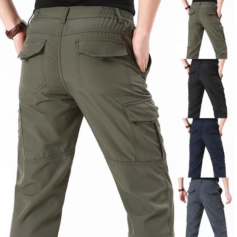 Autumn Multi Pockets Pants Casual Solid Color Pocket Thick Breathable Trousers Quick Dry Cargo Pants, Black
Autumn Multi Pockets Pants Casual Solid Color Pocket Thick Breathable Trousers Quick Dry Cargo Pants, Black