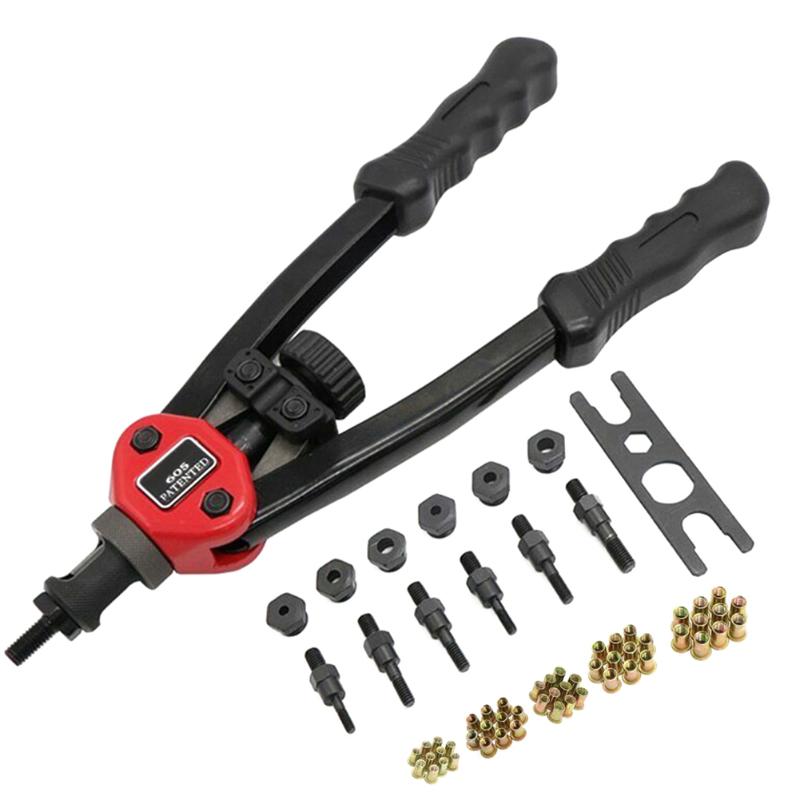 Easy Automatic Rivet Tool Set Heavy Duty Flexible Handle Rivet Nut Setter for M3 M4 M5 M6 M8 M10 Hand Tool Sets WWO
Easy Automatic Rivet Tool Set Heavy Duty Flexible Handle Rivet Nut Setter for M3 M4 M5 M6 M8 M10 Hand Tool Sets WWO