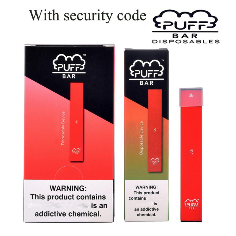 Puff Bar Disposable Device New version with arrow empty Pod Starter Kit 280mAh Battery Vape Pen DHL free
Puff Bar Disposable Device New version with arrow empty Pod Starter Kit 280mAh Battery Vape Pen DHL free
