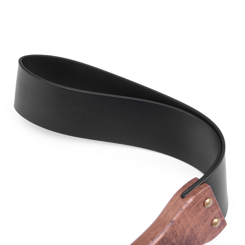 Flogger Bdsm Leather Whip Wooden Handle Fetish Lash For Sex Toys for Woman Adult Games Spanking Bondage Restraints Whips Y200616