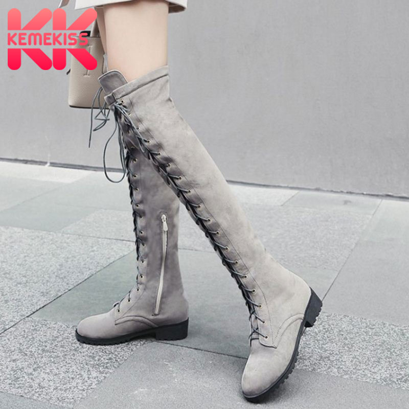 KemeKiss Plus Size 33-46 Over The Knee High Boots Casual Flats Cross-Tied Thigh High Shoes Women Fashion Zipper Add Fur Footwear, Red velvet
KemeKiss Plus Size 33-46 Over The Knee High Boots Casual Flats Cross-Tied Thigh High Shoes Women Fashion Zipper Add Fur Footwear, Red velvet