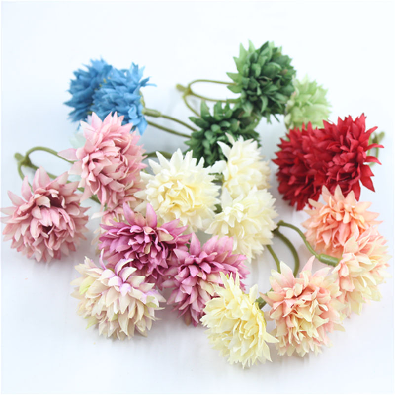 5pcs Silk Chrysanthemum 3 Head Artificial Flower for Wedding Car Decoration Fake Flower DIY Wreath Bridal Head Decor Accessories, Beige
5pcs Silk Chrysanthemum 3 Head Artificial Flower for Wedding Car Decoration Fake Flower DIY Wreath Bridal Head Decor Accessories, Beige