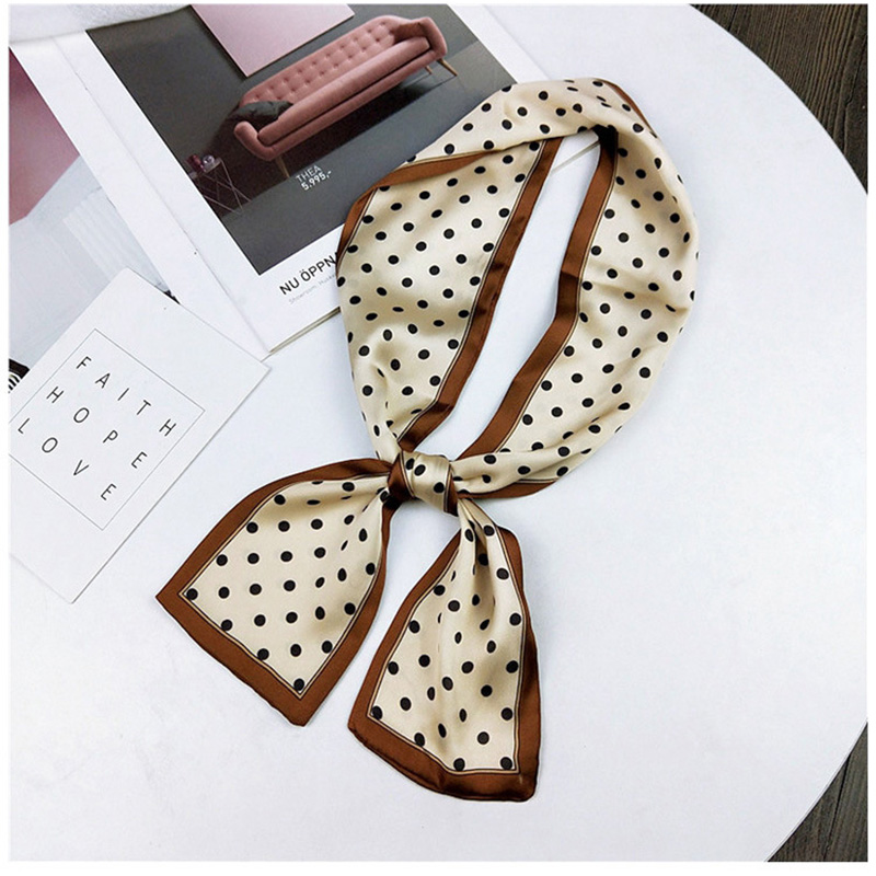 New DOT Elegant Floral Silk Long Scarf Hair Tie Luxury Band Small Women Neckerchief Head Fashion Holiday Bufanda Mujer
New DOT Elegant Floral Silk Long Scarf Hair Tie Luxury Band Small Women Neckerchief Head Fashion Holiday Bufanda Mujer