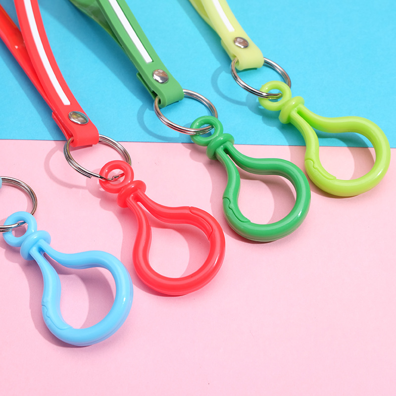 PVC Multicolor Silicone Stripe Keychain Lobster Buckle Soft Rubber Hand Band Strap Women DIY Pendant Keyring Car Bag Accessories
PVC Multicolor Silicone Stripe Keychain Lobster Buckle Soft Rubber Hand Band Strap Women DIY Pendant Keyring Car Bag Accessories