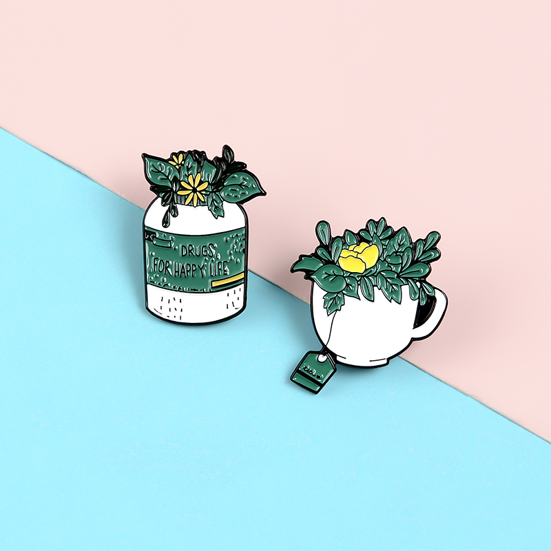 Mini Teacup Plants Pins Yellow Flower Lapel Enamel Pins Happy Life Brooches Badges Clothes Bag Jewelry Gifts For Friends
Mini Teacup Plants Pins Yellow Flower Lapel Enamel Pins Happy Life Brooches Badges Clothes Bag Jewelry Gifts For Friends