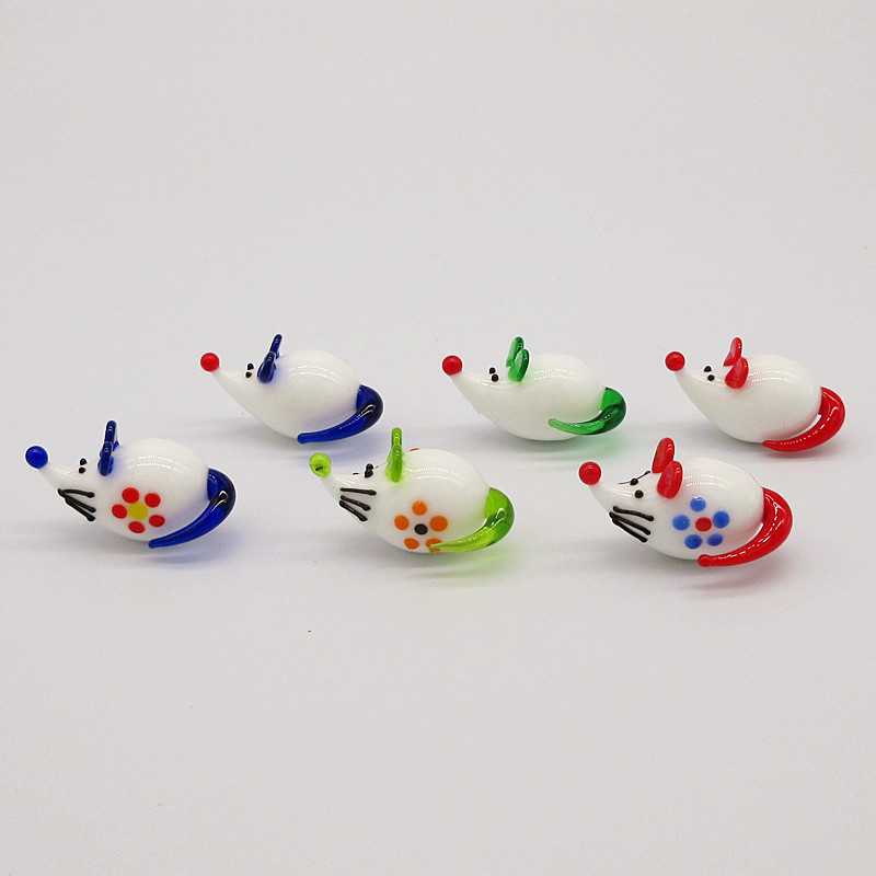 6pcs White cute handmade Murano glass mouse Figurines ornaments Home Fairy garden decoration Miniature Animals glass statues rat
6pcs White cute handmade Murano glass mouse Figurines ornaments Home Fairy garden decoration Miniature Animals glass statues rat