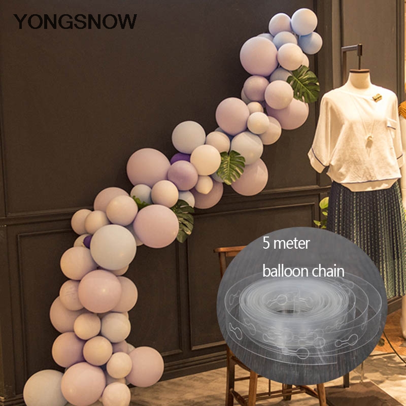 5M Plastic Balloon Chain 410/110pcs Holes PVC Rubber Wedding Party Birthday Balloons Backdrop Decor Balloon Chain Arch Decor
5M Plastic Balloon Chain 410/110pcs Holes PVC Rubber Wedding Party Birthday Balloons Backdrop Decor Balloon Chain Arch Decor