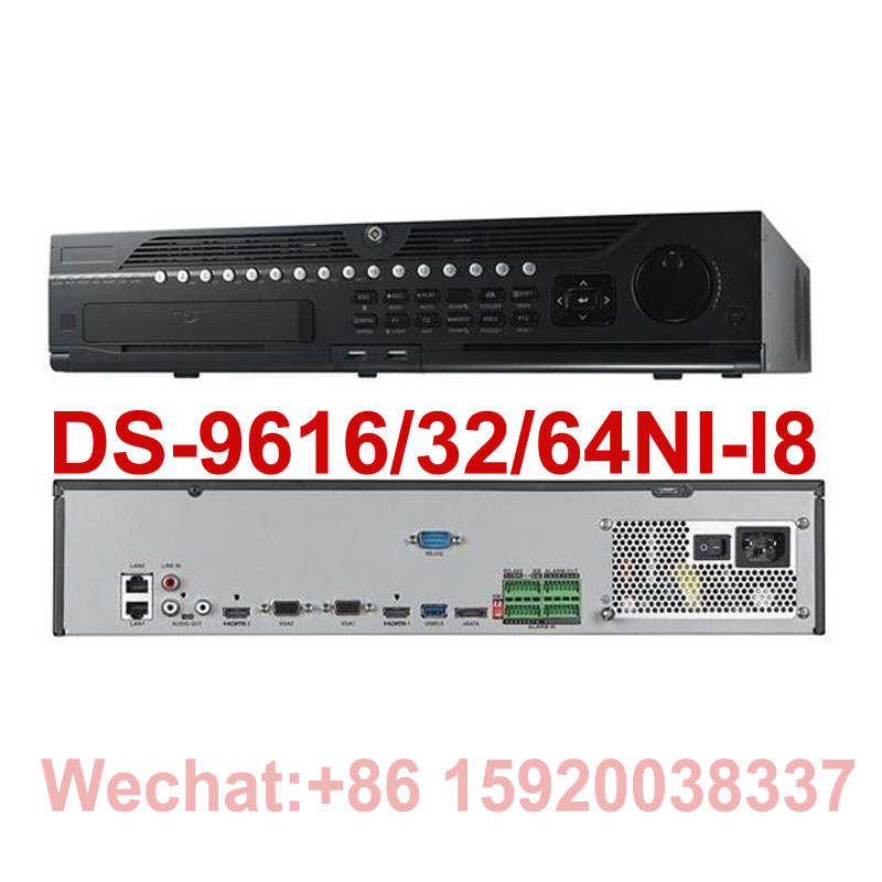 DS-9632NI-I8 DS-9664NI-I8 English Version NVR 64CH 32ch Support up to 12MP camera 8SATA for 8HDDs HMDI1 at up to 4K NVR
DS-9632NI-I8 DS-9664NI-I8 English Version NVR 64CH 32ch Support up to 12MP camera 8SATA for 8HDDs HMDI1 at up to 4K NVR