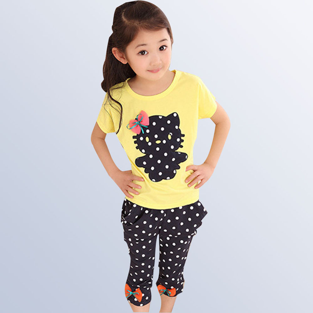 Girls clothes set cartoon baby summer suit 100% cotton short sleeve t shirt + pants 2pcs for kids 3 4 5 6 7 8 9 10 years old X0923, White
Girls clothes set cartoon baby summer suit 100% cotton short sleeve t shirt + pants 2pcs for kids 3 4 5 6 7 8 9 10 years old X0923, White