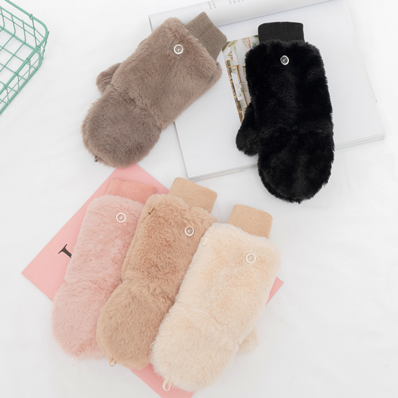 Winter fashion ladies cashmere double thickening full finger gloves office / riding windproof warm cute plush flip miB36
Winter fashion ladies cashmere double thickening full finger gloves office / riding windproof warm cute plush flip miB36