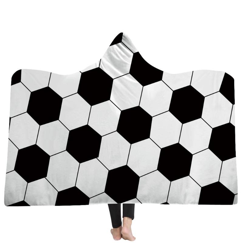 3D Hooded Blanket CloakS Cap Blanket Air Conditioning