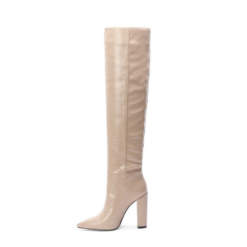 Dropshipping Women's Knee-length Suede High Boots Pointed Toe Thick Heel Set Foot Long Boots Ladies Winter High Heel, Beige
Dropshipping Women's Knee-length Suede High Boots Pointed Toe Thick Heel Set Foot Long Boots Ladies Winter High Heel, Beige