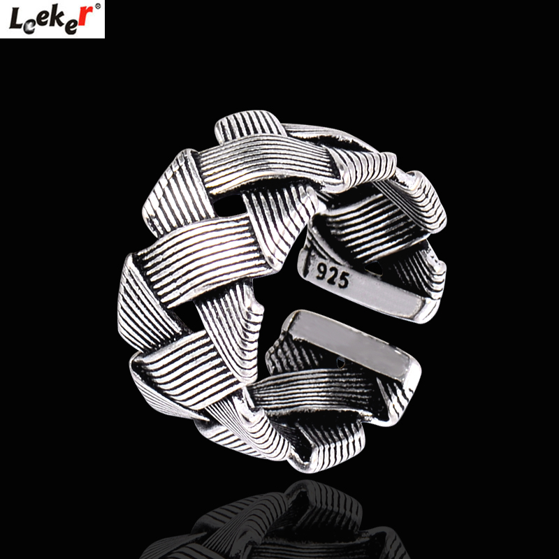 LEEKER Punk Open Rings For Women Antique Silver Color Adjustable Size Ring Jewelry Accessories 640 LK7
LEEKER Punk Open Rings For Women Antique Silver Color Adjustable Size Ring Jewelry Accessories 640 LK7