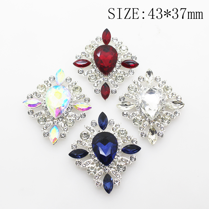 YWXINXI Fashion New Hot 2Pcs/Lot Flatback Brooches 43*37mm Alloy Accessories Diy jewelry Rhinestones Decoration
YWXINXI Fashion New Hot 2Pcs/Lot Flatback Brooches 43*37mm Alloy Accessories Diy jewelry Rhinestones Decoration
