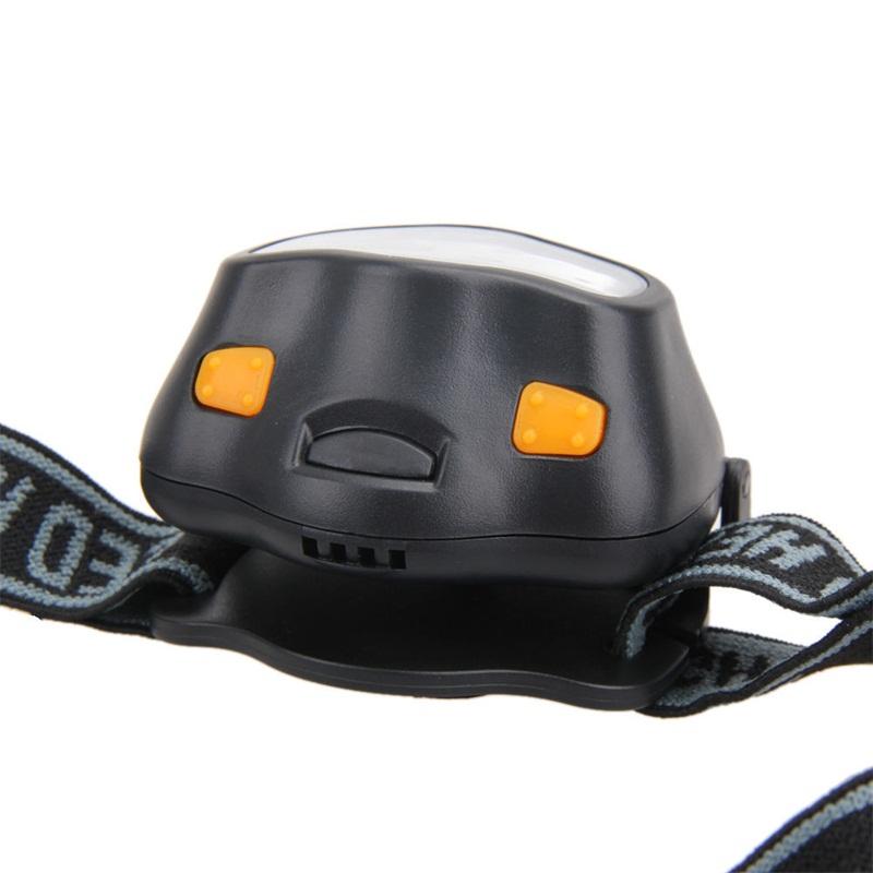 WholeClimbing Hiking Headlight Waterproof 3W Fishing Camping Outdoor Portable Bright Head Lamp Button Switch White Light 4 5q
