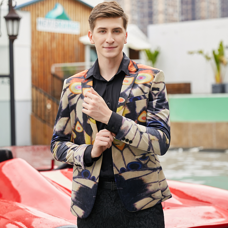 Rsfocus Brand Mens Printed Blazer Fashion Pattern Designs Mens Casual Blazers Jacket Slim Fit Party Stage Wedding Blazer XZ302, As picture
Rsfocus Brand Mens Printed Blazer Fashion Pattern Designs Mens Casual Blazers Jacket Slim Fit Party Stage Wedding Blazer XZ302, As picture