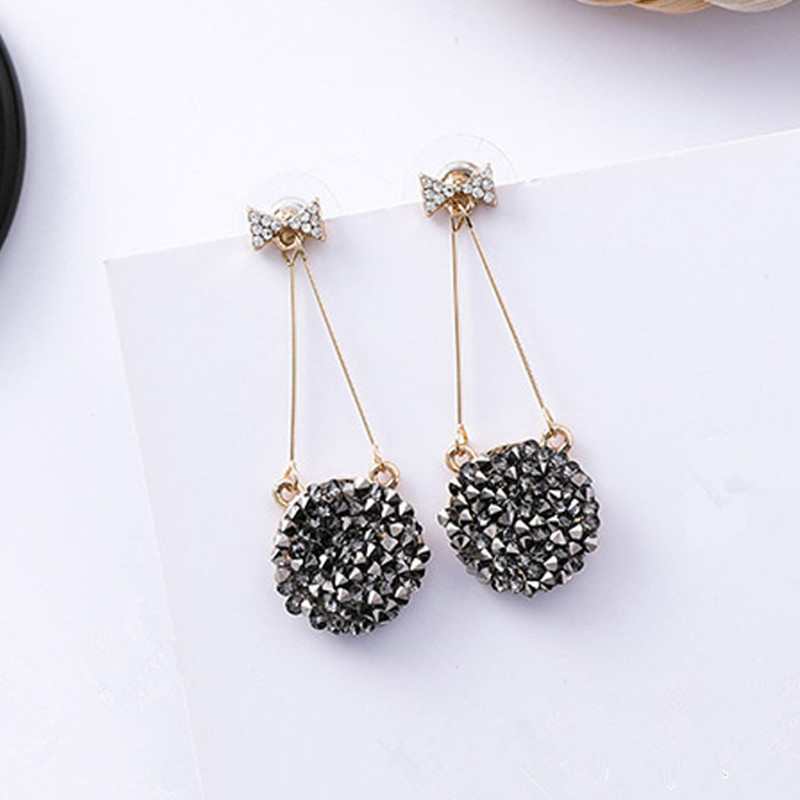 Dangle & Chandelier Dominated The Sweet Temperament Crystal Earrings Simple Atmospheric Long Bowknot Drop Jewelry
Dangle & Chandelier Dominated The Sweet Temperament Crystal Earrings Simple Atmospheric Long Bowknot Drop Jewelry