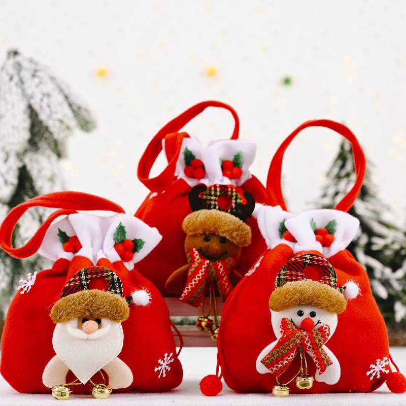 Christmas Decoration Gift Bag Creative Flannel Bell Bag Santa Claus Snowman Gift Candy
Christmas Decoration Gift Bag Creative Flannel Bell Bag Santa Claus Snowman Gift Candy
