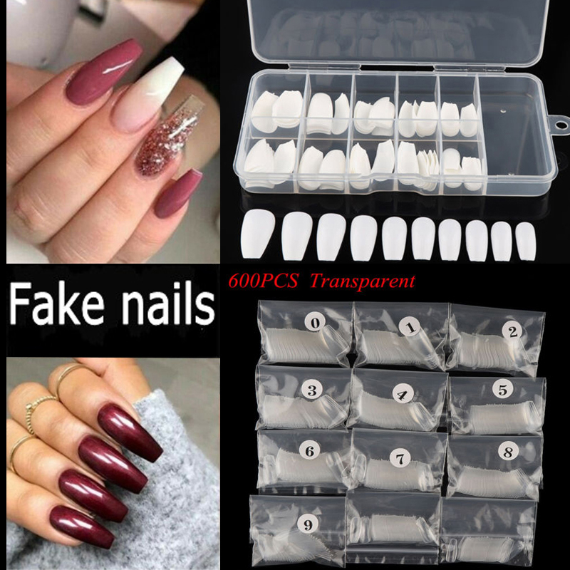 100 pieces / box DIY ballet natural coffin shape fake nails half cover nails long fake, Foot
100 pieces / box DIY ballet natural coffin shape fake nails half cover nails long fake, Foot