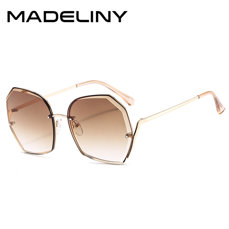 Sunglasses MADELINY Fashion Polygon Alloy Wrap Women Vintage Gradient Brand Design Sun Glasses Female Oversized Goggles MA859
Sunglasses MADELINY Fashion Polygon Alloy Wrap Women Vintage Gradient Brand Design Sun Glasses Female Oversized Goggles MA859