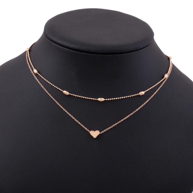 Simple Fashionable Female Clavicle Choker Necklace Peach Heart Multi-Layer Clavicle Neck Chain Necklace Heart-Shaped Gifts
Simple Fashionable Female Clavicle Choker Necklace Peach Heart Multi-Layer Clavicle Neck Chain Necklace Heart-Shaped Gifts