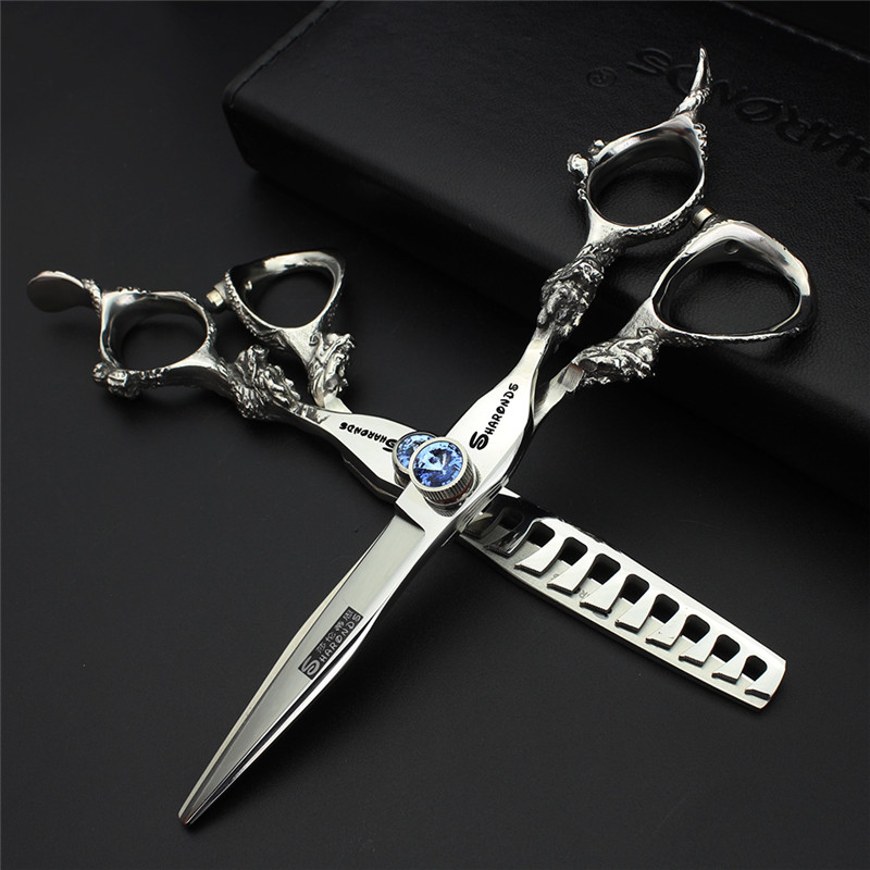 Sharonds 6.0 Inch Japanese Professional Haircut Hairdresser Hairdresser Cutting & Thinning Shears Hair Salon
Sharonds 6.0 Inch Japanese Professional Haircut Hairdresser Hairdresser Cutting & Thinning Shears Hair Salon