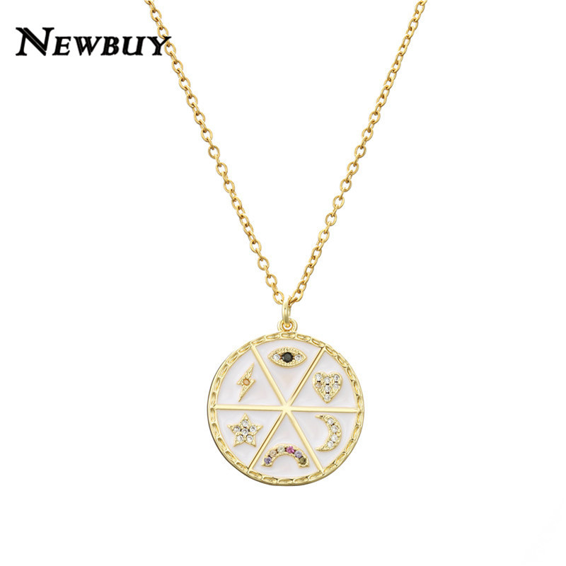 cmoonry 2020 Fashion White Dripping oil Evil Eye Star Moon Heart Pendant Necklace Gold Chain Women Necklace Best Gift
cmoonry 2020 Fashion White Dripping oil Evil Eye Star Moon Heart Pendant Necklace Gold Chain Women Necklace Best Gift