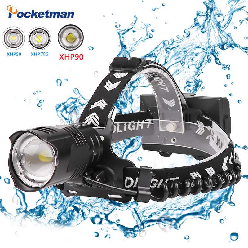 8000 Lumen XHP90 led Headlamp Camping Fishing headlight Most Power lantern Head Lamp Zoomable USB Torches Use 18650
8000 Lumen XHP90 led Headlamp Camping Fishing headlight Most Power lantern Head Lamp Zoomable USB Torches Use 18650