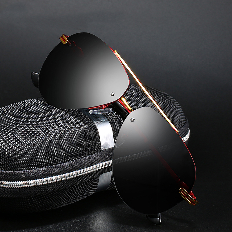 Sunglasses Brand Polarized Men Mercede Rimless Retro Sunglass Driving Goggles Sun Glasses With Accessories Gafas De Sol
Sunglasses Brand Polarized Men Mercede Rimless Retro Sunglass Driving Goggles Sun Glasses With Accessories Gafas De Sol