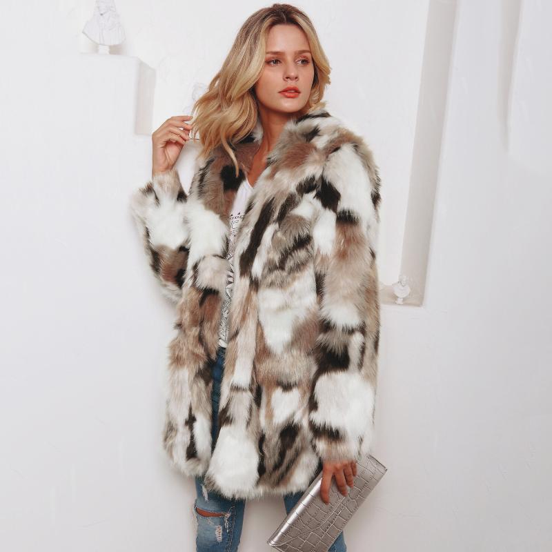 New Plus Size Fashion Faux Fur Coat Women Winter Long Coat 2020 Autumn Warm Soft Leopard Print Jacket Female Overcoat Outerwear, As pic sow
New Plus Size Fashion Faux Fur Coat Women Winter Long Coat 2020 Autumn Warm Soft Leopard Print Jacket Female Overcoat Outerwear, As pic sow