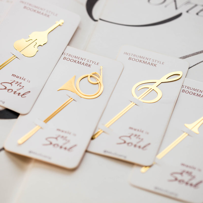 1pc Creative Cute Gold Musical Instruments Bookmark Metal Paper Clip Book Markers Stationery Office School Supplies
1pc Creative Cute Gold Musical Instruments Bookmark Metal Paper Clip Book Markers Stationery Office School Supplies