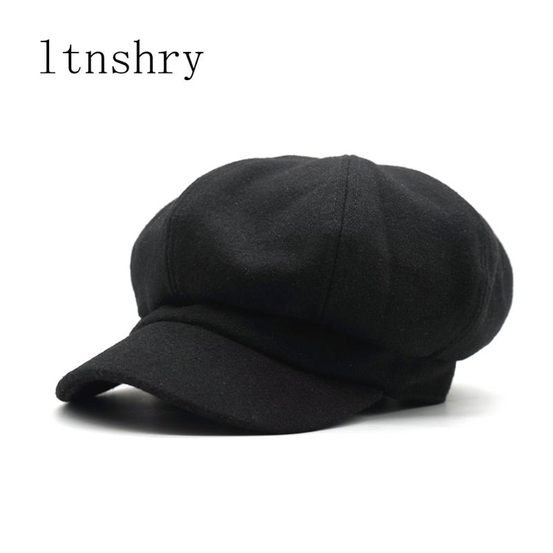 women wool Octagonal Hats female newsboy caps Solid color visor caps thick warm winter wool hats berets Cotton boinas para mujer
women wool Octagonal Hats female newsboy caps Solid color visor caps thick warm winter wool hats berets Cotton boinas para mujer