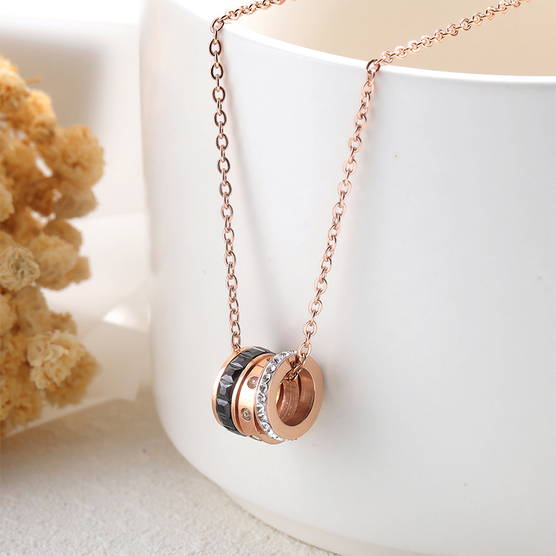 couple necklace for women rose gold Zircon pendant necklace stainless steel Wedding jewelry on the neck gifts for woman
couple necklace for women rose gold Zircon pendant necklace stainless steel Wedding jewelry on the neck gifts for woman