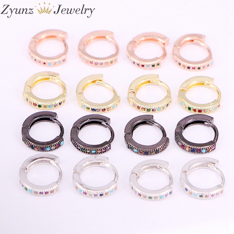 10 Pairs, Rainbow mix colored cz Earring metal filled hoops girls minimal tiny small cute gorgeous Earring
10 Pairs, Rainbow mix colored cz Earring metal filled hoops girls minimal tiny small cute gorgeous Earring