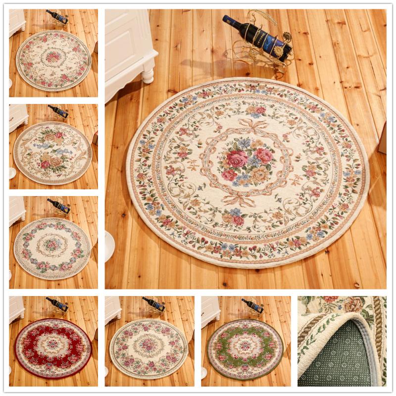 Round Jacquard Simple Rustic Rug for Living Room Flower Bedroom Rug and Doormat Coffee Table Area
Round Jacquard Simple Rustic Rug for Living Room Flower Bedroom Rug and Doormat Coffee Table Area