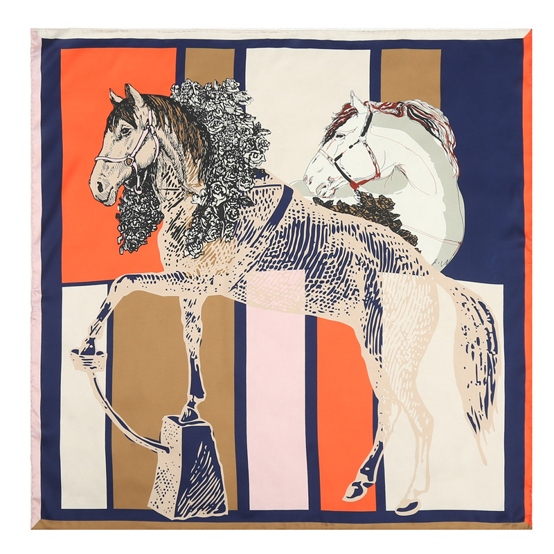 Manual Hand Rolled Twill Silk Scarf Women Three Horse Square Scarves Echarpes Foulards Femme Wrap Bandana Hijab 90CM FJ396
Manual Hand Rolled Twill Silk Scarf Women Three Horse Square Scarves Echarpes Foulards Femme Wrap Bandana Hijab 90CM FJ396