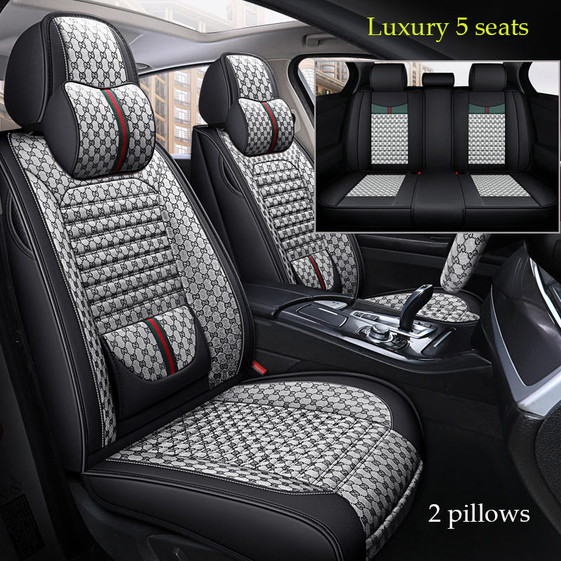 Luxury PU Leather 1Set Car seat covers For Toyota Corolla Camry Rav4 Auris Prius Yalis Avensis SUV auto Interior Accessorie 5seats (gray)
Luxury PU Leather 1Set Car seat covers For Toyota Corolla Camry Rav4 Auris Prius Yalis Avensis SUV auto Interior Accessorie 5seats (gray)