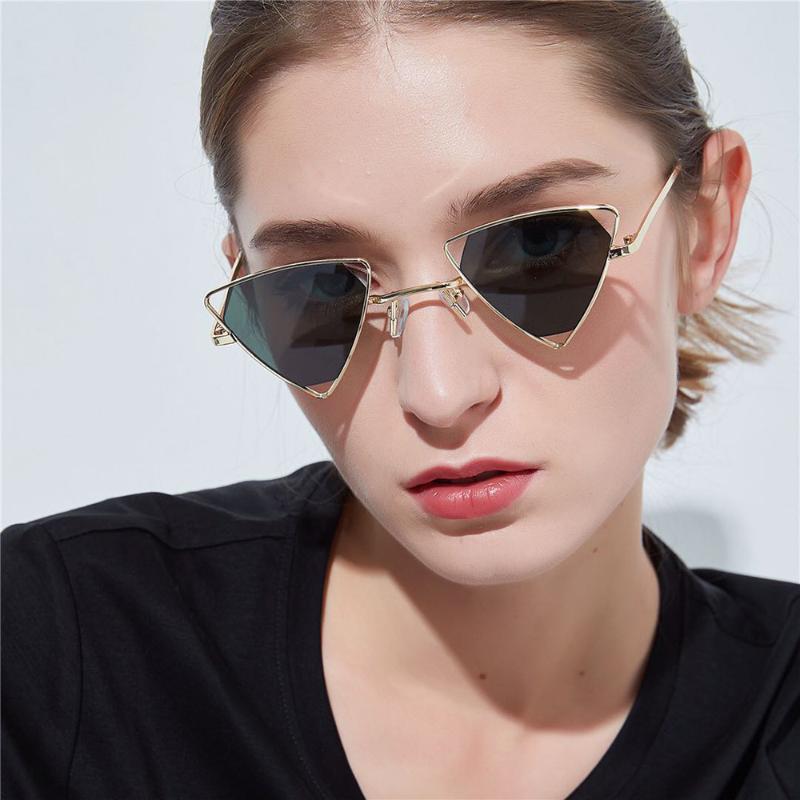 Fashion metal hollow triangle sunglasses European and American party fashion personality glasses women UV protection sunglasses
Fashion metal hollow triangle sunglasses European and American party fashion personality glasses women UV protection sunglasses