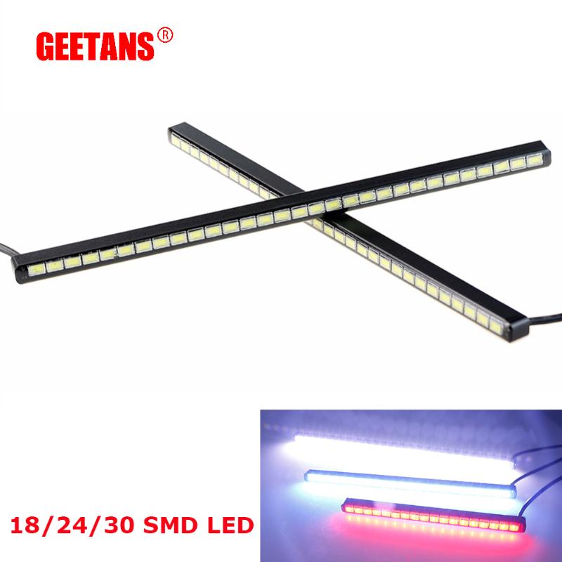 2PCS Daytime Running Light 18/24/30LED SMD 5630 Fog Light Source Ultra-thin Super Bright Invisible Waterproof LED DRL Strip CE
2PCS Daytime Running Light 18/24/30LED SMD 5630 Fog Light Source Ultra-thin Super Bright Invisible Waterproof LED DRL Strip CE