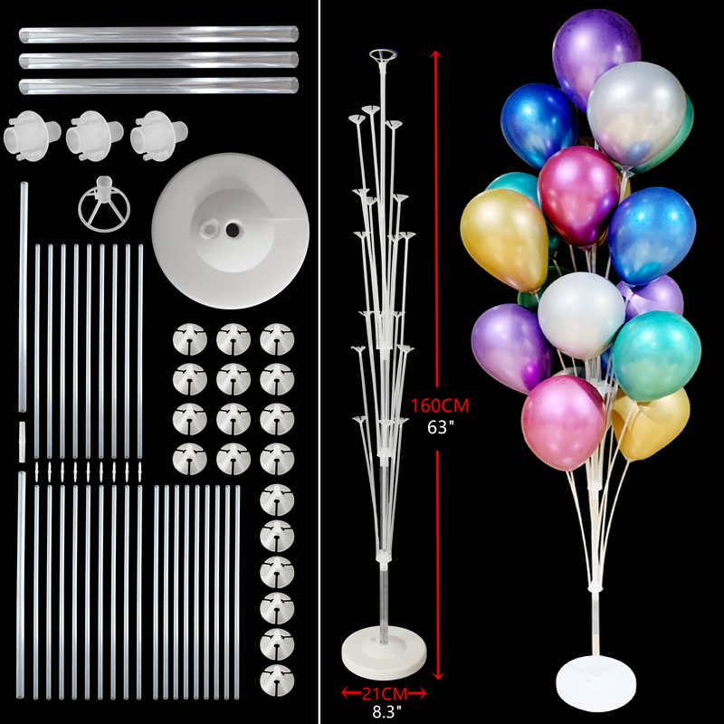 Party Decoration 19tubes Balloon Stand Wedding Happy Birthday Stick Holder Baloon Accessories Event Globos Pump
Party Decoration 19tubes Balloon Stand Wedding Happy Birthday Stick Holder Baloon Accessories Event Globos Pump