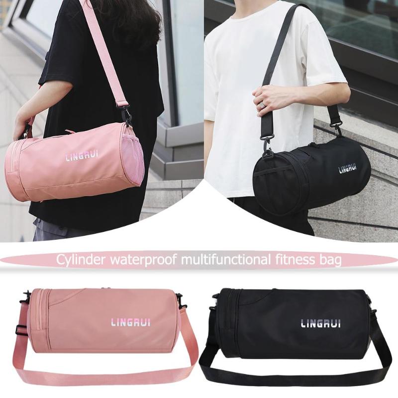 Waterproof Sports Gym Bags Barrel-Shaped Large Nylon Fitness Training Yoga Shoulder Bag Black Pink Harajuku
Waterproof Sports Gym Bags Barrel-Shaped Large Nylon Fitness Training Yoga Shoulder Bag Black Pink Harajuku