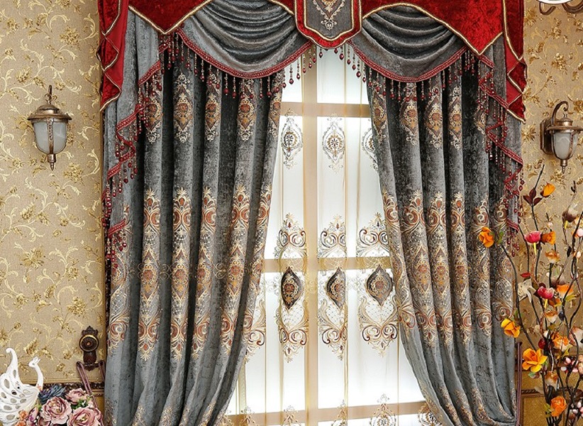 2020 hot sale New garden curtain shading fabric European Style Embroidered living room curtain finished product, Same as picture
2020 hot sale New garden curtain shading fabric European Style Embroidered living room curtain finished product, Same as picture
