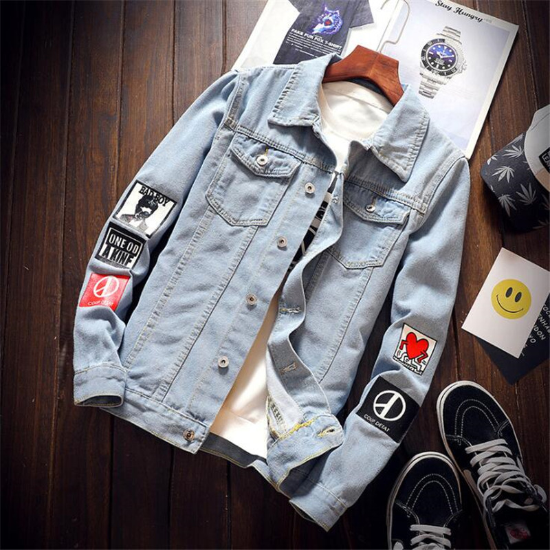 New Spring Autumn Mens Denim Jacket Mens Trendy Fashion Bomber Thin Ripped Denim Jacket Male Cowboy Printed Jeans jackets 3XL, Black
New Spring Autumn Mens Denim Jacket Mens Trendy Fashion Bomber Thin Ripped Denim Jacket Male Cowboy Printed Jeans jackets 3XL, Black