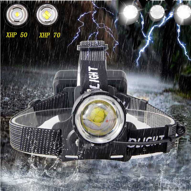 7000 Lumens XHP-70.2 led Headlamp Fishing headlight High Power lantern Head Lamp Zoomable USB Torches 18650 Camping
7000 Lumens XHP-70.2 led Headlamp Fishing headlight High Power lantern Head Lamp Zoomable USB Torches 18650 Camping